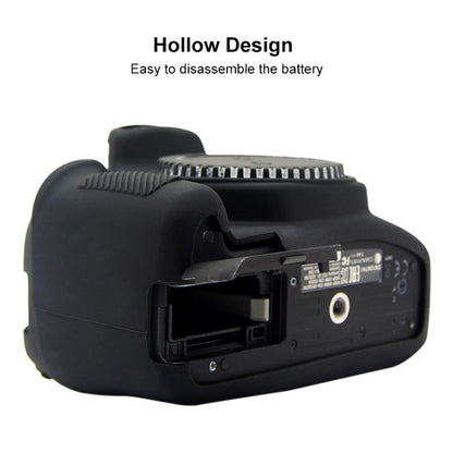 PULUZ Soft Silicone Protective Case for Canon EOS 1300D / 1500D(Black) - Protective Case by PULUZ | Online Shopping UK | buy2fix