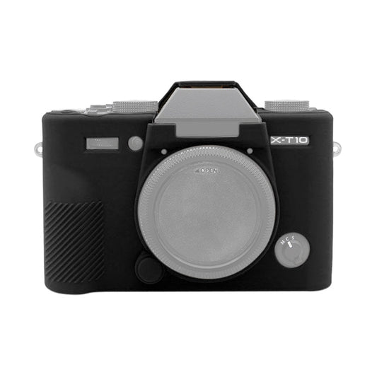 PULUZ Soft Silicone Protective Case for FUJIFILM XT10(Black) - Protective Case by PULUZ | Online Shopping UK | buy2fix