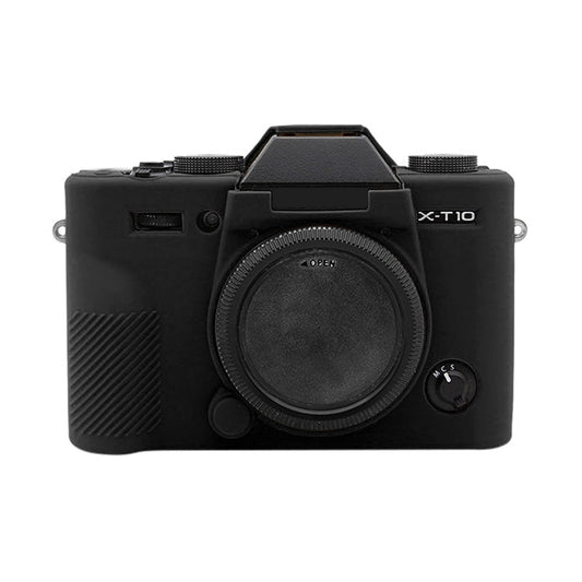 PULUZ Soft Silicone Protective Case for FUJIFILM XT10(Black) - Protective Case by PULUZ | Online Shopping UK | buy2fix