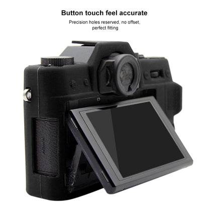 PULUZ Soft Silicone Protective Case for FUJIFILM XT10(Black) - Protective Case by PULUZ | Online Shopping UK | buy2fix