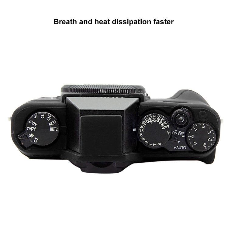 PULUZ Soft Silicone Protective Case for FUJIFILM XT10(Black) - Protective Case by PULUZ | Online Shopping UK | buy2fix