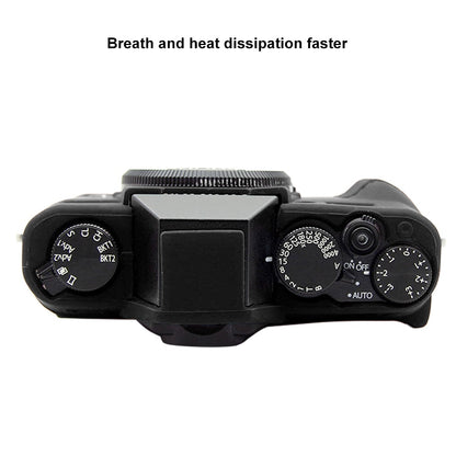 PULUZ Soft Silicone Protective Case for FUJIFILM XT10(Black) - Protective Case by PULUZ | Online Shopping UK | buy2fix