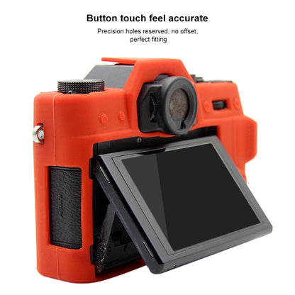 PULUZ Soft Silicone Protective Case for FUJIFILM XT10(Red) - Protective Case by PULUZ | Online Shopping UK | buy2fix