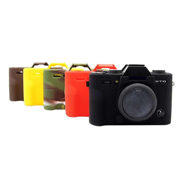 PULUZ Soft Silicone Protective Case for FUJIFILM XT10(Black) - Protective Case by PULUZ | Online Shopping UK | buy2fix
