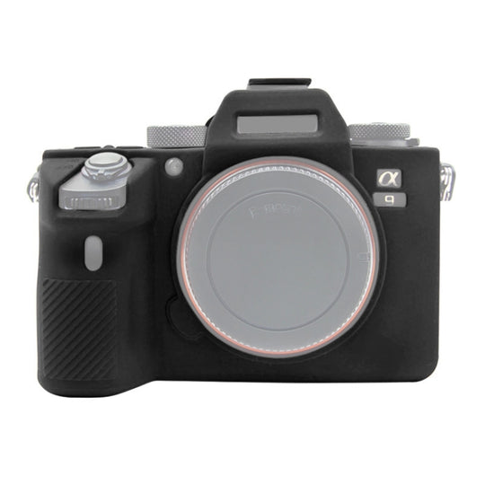 Étui de protection en silicone souple PULUZ pour Sony A9 (ILCE-9) / A7 III/A7R III (noir)