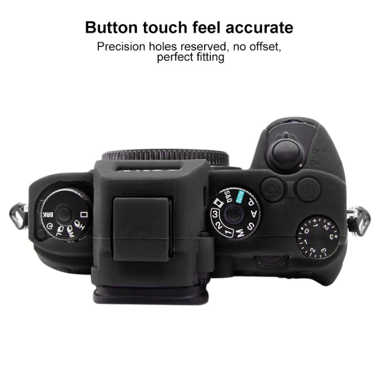PULUZ Soft Silicone Protective Case for Sony A9 (ILCE-9) / A7 III/ A7R  III(Black) - Protective Case by PULUZ | Online Shopping UK | buy2fix
