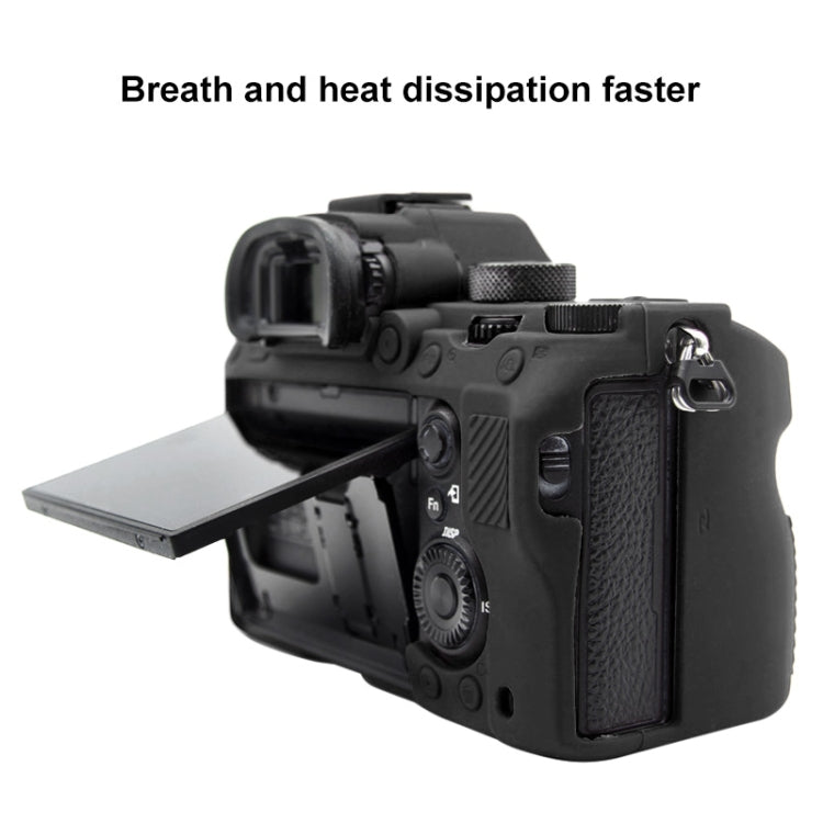 PULUZ Soft Silicone Protective Case for Sony A9 (ILCE-9) / A7 III/ A7R  III(Black) - Protective Case by PULUZ | Online Shopping UK | buy2fix