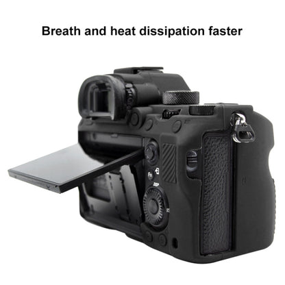 PULUZ Soft Silicone Protective Case for Sony A9 (ILCE-9) / A7 III/ A7R  III(Black) - Protective Case by PULUZ | Online Shopping UK | buy2fix
