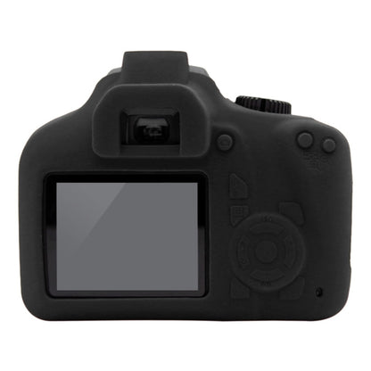 PULUZ Soft Silicone Protective Case for Canon EOS 3000D / 4000D(Black) - Protective Case by PULUZ | Online Shopping UK | buy2fix