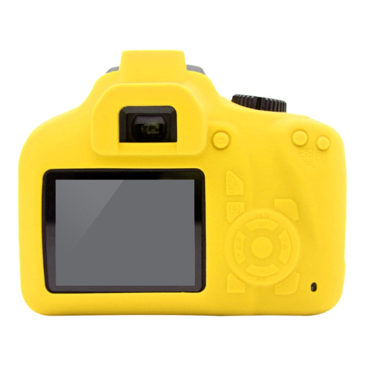 PULUZ Soft Silicone Protective Case for Canon EOS 3000D / 4000D(Yellow) - Protective Case by PULUZ | Online Shopping UK | buy2fix