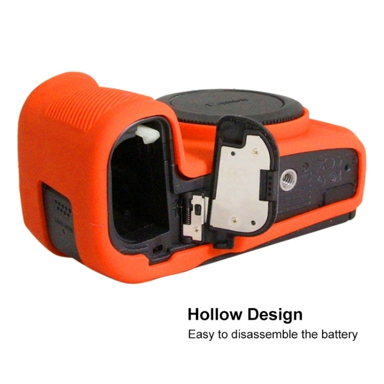 PULUZ Soft Silicone Protective Case for Canon EOS R(Orange) - Protective Case by PULUZ | Online Shopping UK | buy2fix