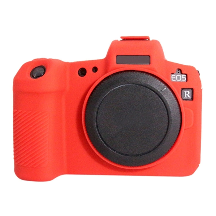 PULUZ Soft Silicone Protective Case for Canon EOS R(Red) - Protective Case by PULUZ | Online Shopping UK | buy2fix