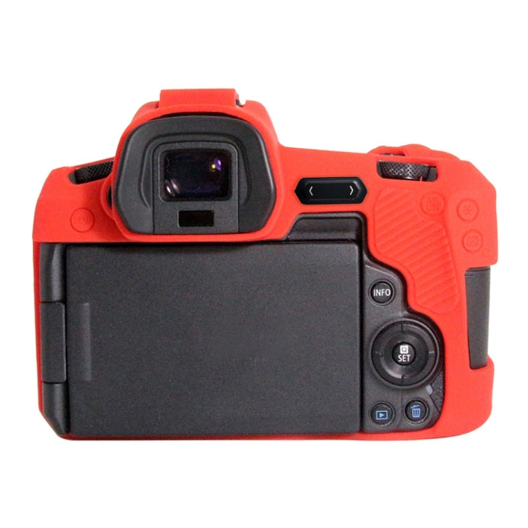 PULUZ Soft Silicone Protective Case for Canon EOS R(Red) - Protective Case by PULUZ | Online Shopping UK | buy2fix