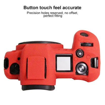 PULUZ Soft Silicone Protective Case for Canon EOS R(Red) - Protective Case by PULUZ | Online Shopping UK | buy2fix