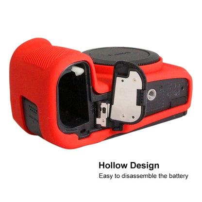 PULUZ Soft Silicone Protective Case for Canon EOS R(Red) - Protective Case by PULUZ | Online Shopping UK | buy2fix