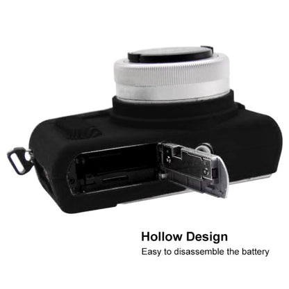 PULUZ Soft Silicone Protective Case for Panasonic Lumix GF10(Black) - Protective Case by PULUZ | Online Shopping UK | buy2fix