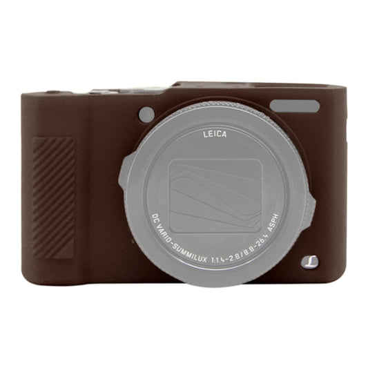 PULUZ Soft Silicone Protective Case for Panasonic Lumix  LX10(Coffee) - Protective Case by PULUZ | Online Shopping UK | buy2fix
