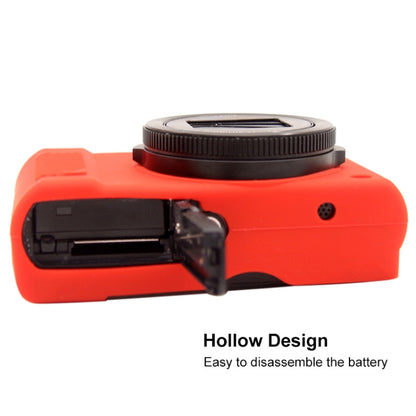 PULUZ Soft Silicone Protective Case for Panasonic Lumix  LX10(Red) - Protective Case by PULUZ | Online Shopping UK | buy2fix