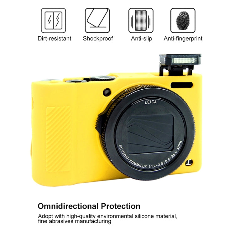 PULUZ Soft Silicone Protective Case for Panasonic Lumix  LX10(Yellow) - Protective Case by PULUZ | Online Shopping UK | buy2fix