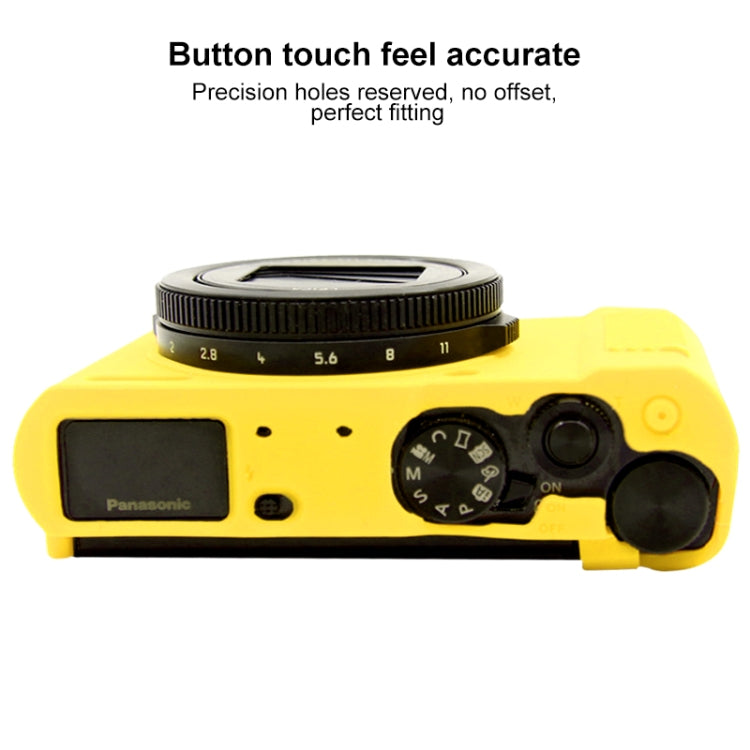 PULUZ Soft Silicone Protective Case for Panasonic Lumix  LX10(Yellow) - Protective Case by PULUZ | Online Shopping UK | buy2fix