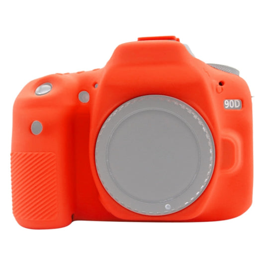 PULUZ Soft Silicone Protective Case for Canon EOS 90D(Red) - Protective Case by PULUZ | Online Shopping UK | buy2fix
