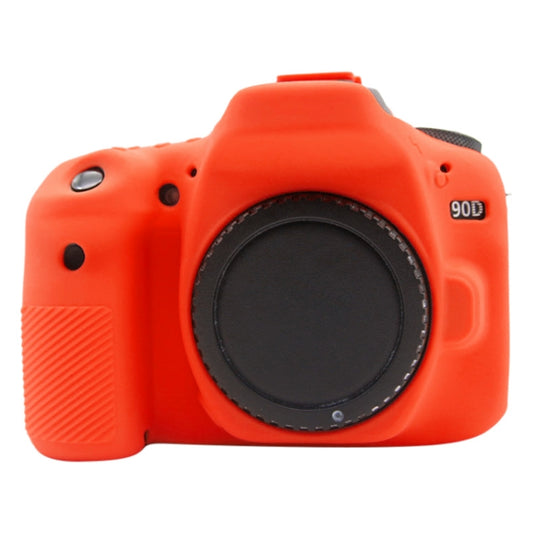 PULUZ Soft Silicone Protective Case for Canon EOS 90D(Red) - Protective Case by PULUZ | Online Shopping UK | buy2fix
