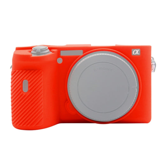 PULUZ Soft Silicone Protective Case for Sony A6600 / ILCE-6600(Red) - Protective Case by PULUZ | Online Shopping UK | buy2fix