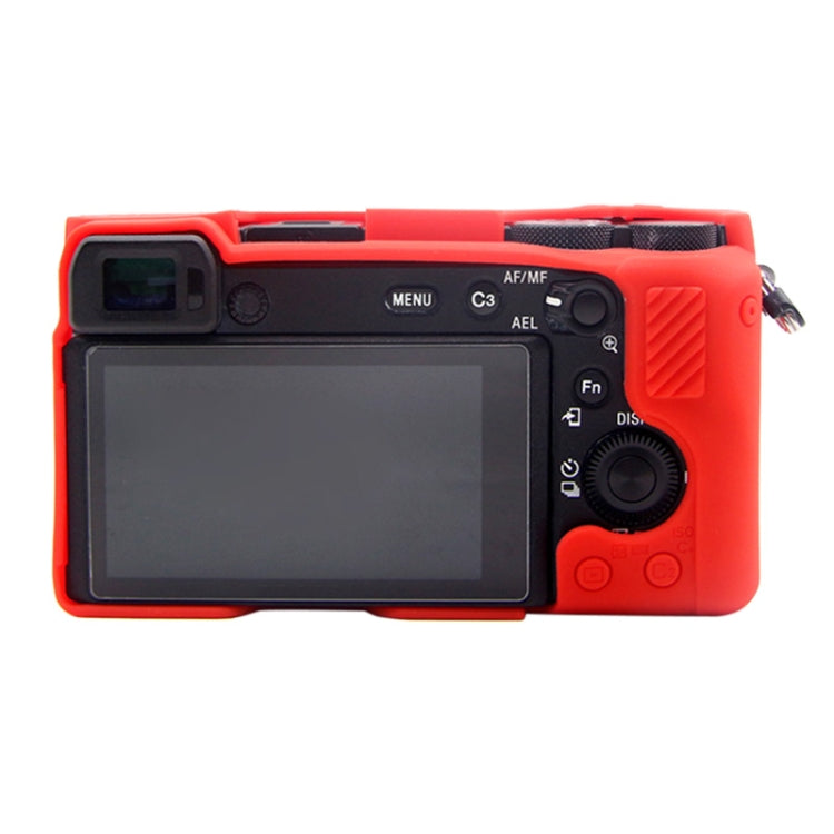 PULUZ Soft Silicone Protective Case for Sony A6600 / ILCE-6600(Red) - Protective Case by PULUZ | Online Shopping UK | buy2fix