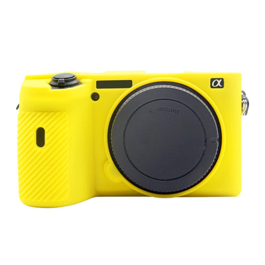 PULUZ Soft Silicone Protective Case for Sony A6600 / ILCE-6600(Yellow) - Protective Case by PULUZ | Online Shopping UK | buy2fix