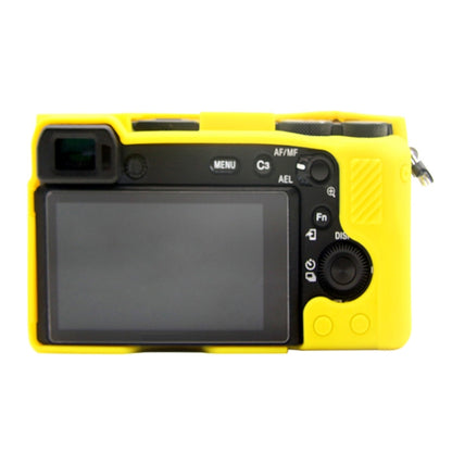 PULUZ Soft Silicone Protective Case for Sony A6600 / ILCE-6600(Yellow) - Protective Case by PULUZ | Online Shopping UK | buy2fix