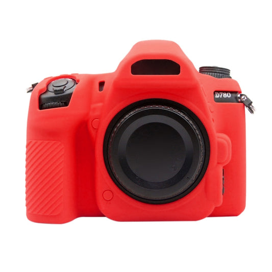 PULUZ Soft Silicone Protective Case for Nikon D780(Red) - Protective Case by PULUZ | Online Shopping UK | buy2fix