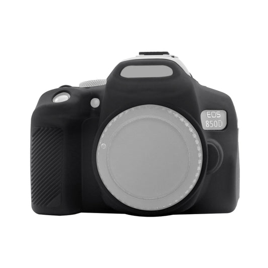 PULUZ Soft Silicone Protective Case for Canon EOS 850D(Black) - Protective Case by PULUZ | Online Shopping UK | buy2fix