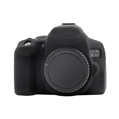 PULUZ Soft Silicone Protective Case for Canon EOS 850D(Black) - Protective Case by PULUZ | Online Shopping UK | buy2fix