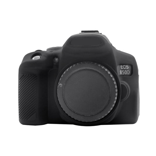 PULUZ Soft Silicone Protective Case for Canon EOS 850D(Black) - Protective Case by PULUZ | Online Shopping UK | buy2fix