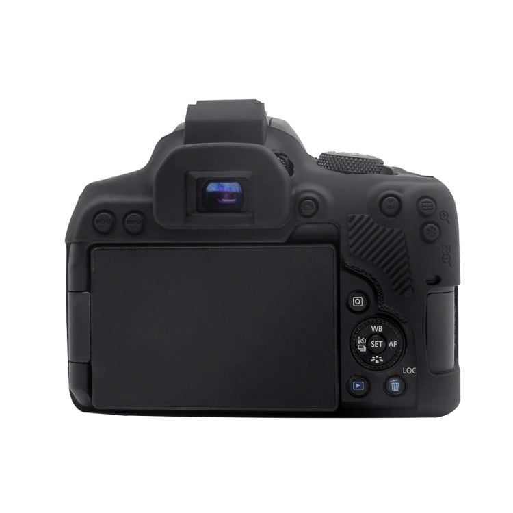 PULUZ Soft Silicone Protective Case for Canon EOS 850D(Black) - Protective Case by PULUZ | Online Shopping UK | buy2fix