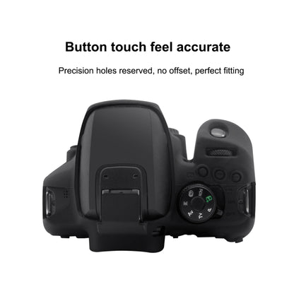 PULUZ Soft Silicone Protective Case for Canon EOS 850D(Black) - Protective Case by PULUZ | Online Shopping UK | buy2fix