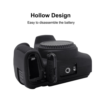 PULUZ Soft Silicone Protective Case for Canon EOS 850D(Black) - Protective Case by PULUZ | Online Shopping UK | buy2fix