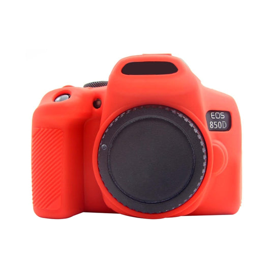 PULUZ Soft Silicone Protective Case for Canon EOS 850D(Red) - Protective Case by PULUZ | Online Shopping UK | buy2fix