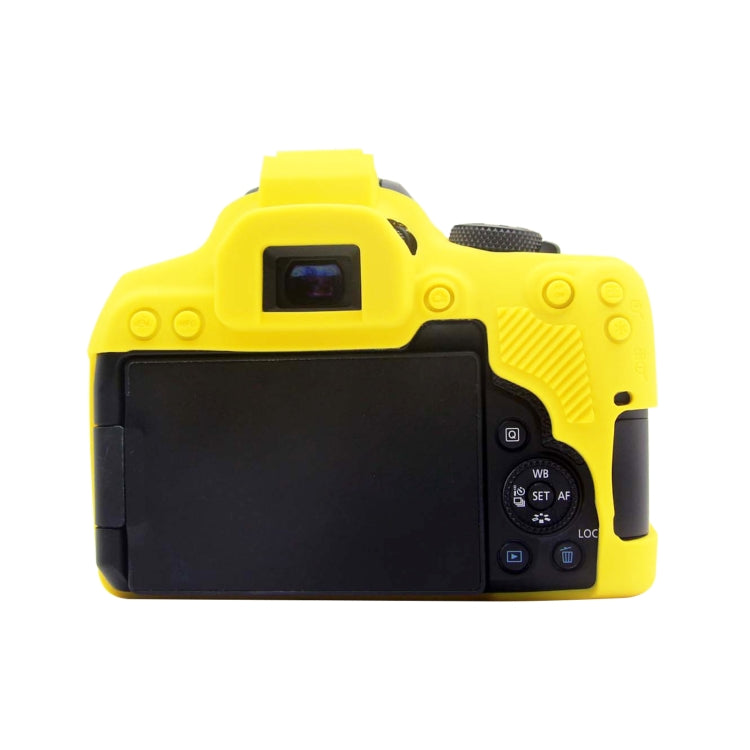 PULUZ Soft Silicone Protective Case for Canon EOS 850D(Yellow) - Protective Case by PULUZ | Online Shopping UK | buy2fix