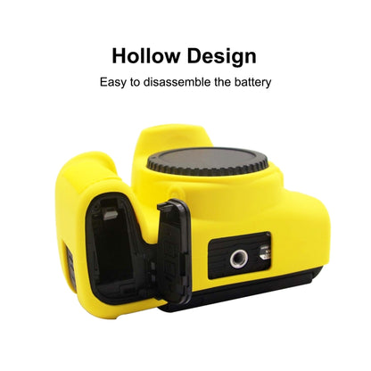PULUZ Soft Silicone Protective Case for Canon EOS 850D(Yellow) - Protective Case by PULUZ | Online Shopping UK | buy2fix