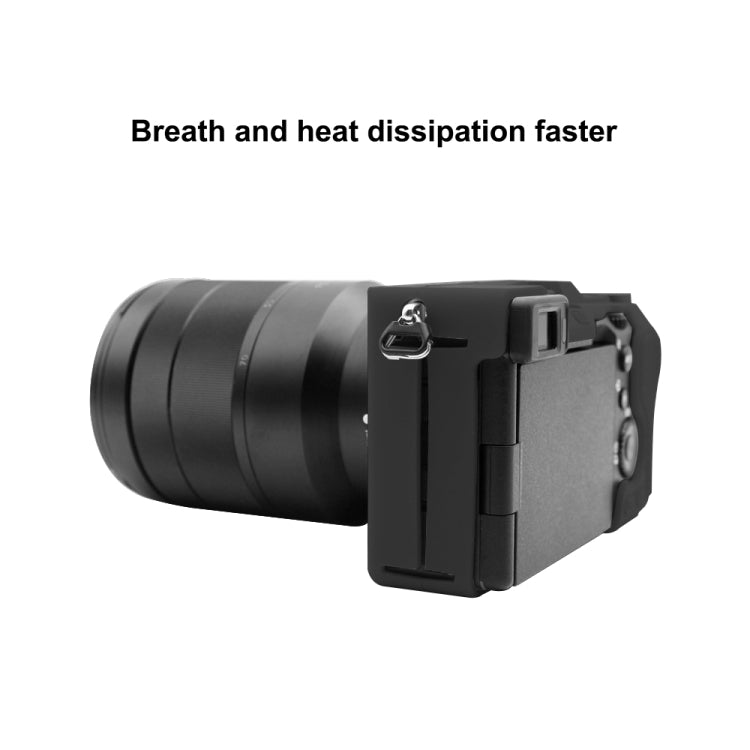 PULUZ Soft Silicone Protective Case for Sony A7C / ILCE-7C(Black) - Protective Case by PULUZ | Online Shopping UK | buy2fix