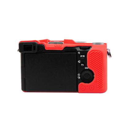 PULUZ Soft Silicone Protective Case for Sony A7C / ILCE-7C(Red) - Protective Case by PULUZ | Online Shopping UK | buy2fix