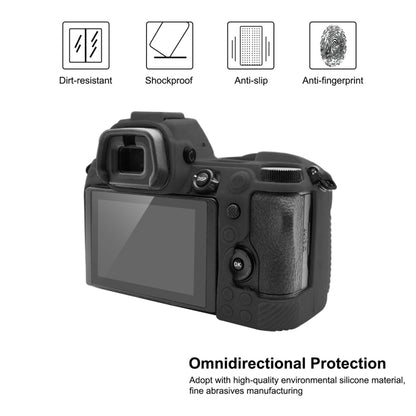 PULUZ Soft Silicone Protective Case for Nikon Z6 II(Black) - Protective Case by PULUZ | Online Shopping UK | buy2fix
