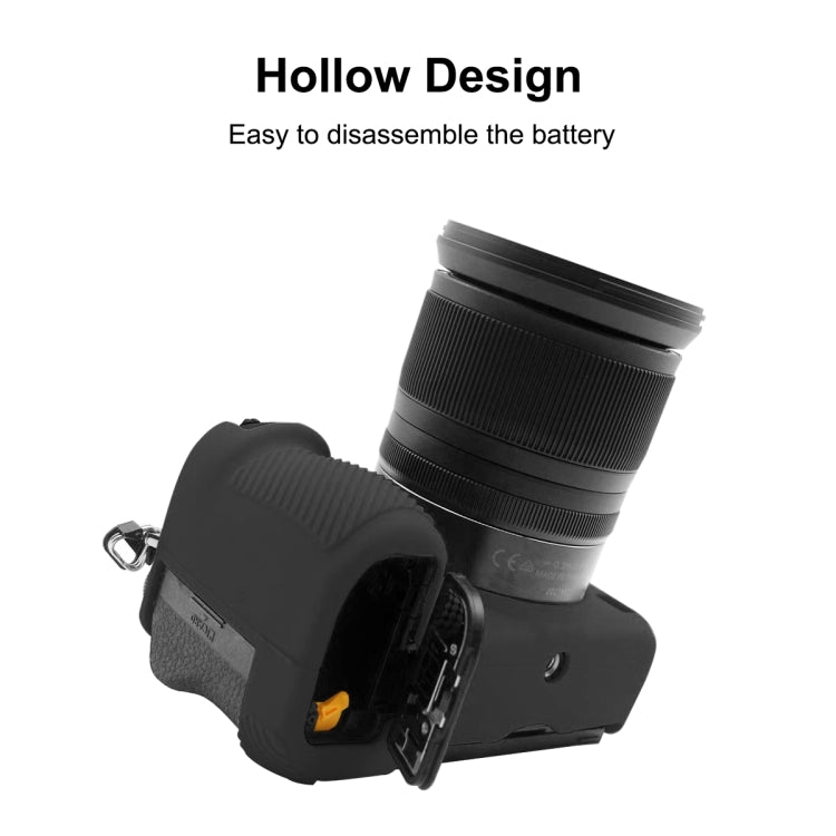 PULUZ Soft Silicone Protective Case for Nikon Z6 II(Black) - Protective Case by PULUZ | Online Shopping UK | buy2fix