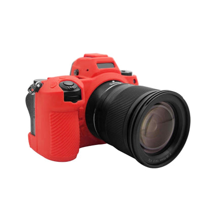 PULUZ Soft Silicone Protective Case for Nikon Z6 II(Red) - Protective Case by PULUZ | Online Shopping UK | buy2fix