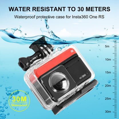 For Insta360 One RS 360 Edition PULUZ 30m Underwater Depth Diving Case Waterproof Housing - Case & Bags by PULUZ | Online Shopping UK | buy2fix