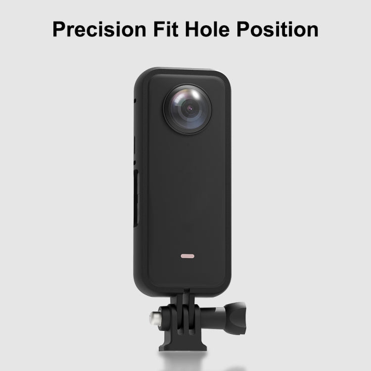 For Insta360 X3 PULUZ ABS Protective Frame with Adapter Mount & Screw(Black) by PULUZ