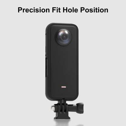For Insta360 X3 PULUZ ABS Protective Frame with Adapter Mount & Screw(Black) by PULUZ