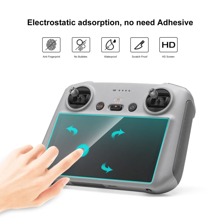 For DJI RC / RC 2 PULUZ Remote Control Screen Tempered Glass Film(Transparent) - Others by PULUZ | Online Shopping UK | buy2fix