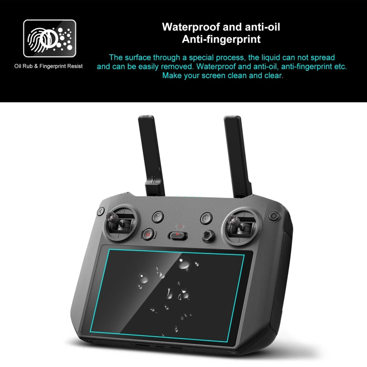 For DJI RC Pro PULUZ Remote Control Screen Tempered Glass Film (Transparent) - Others by PULUZ | Online Shopping UK | buy2fix